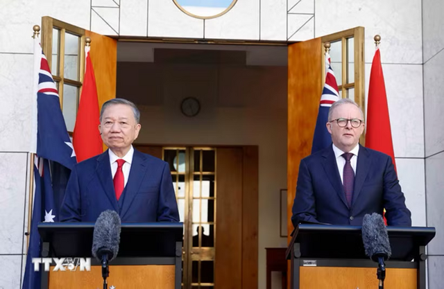 Báo chí Australia đưa tin đậm nét về chuyến thăm của Tổng Bí thư, Chủ tịch nước Tô Lâm