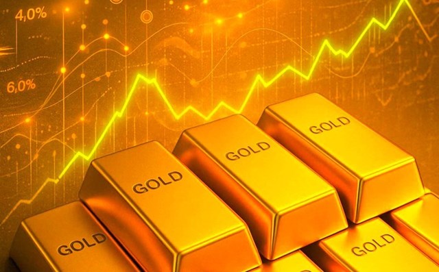 Giá vàng giảm phiên thứ ba liên tiếp do lợi suất trái phiếu Mỹ tăng