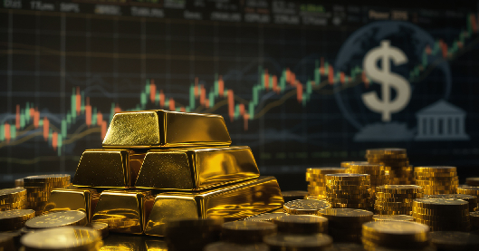 Giá vàng neo gần đỉnh hai tuần, kỳ vọng Fed tăng lãi suất tiếp tục hạ nhiệt