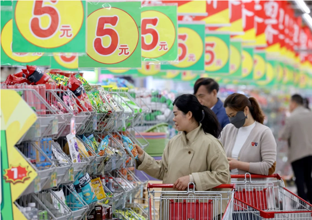 Trung Quốc: CPI tăng lần đầu tiên sau 5 tháng