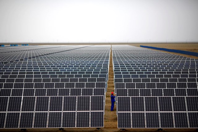 Sản lượng điện mặt trời của Trung Quốc tăng hơn gấp đôi trong nửa đầu năm nay