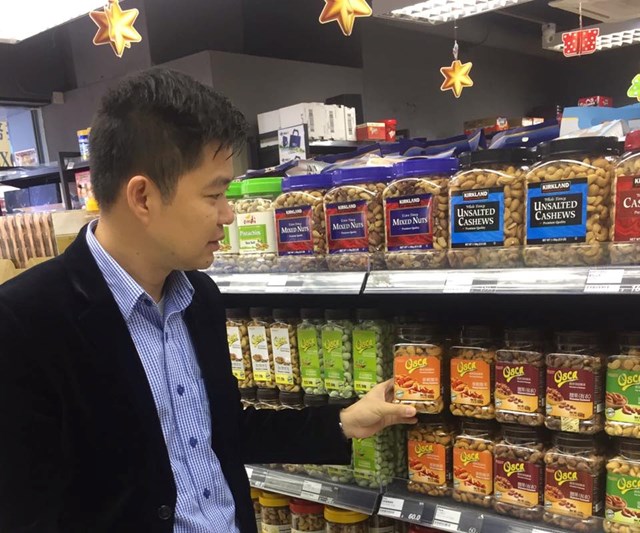 Hạt điều Lafooco lên kệ siêu thị Hồng Kông