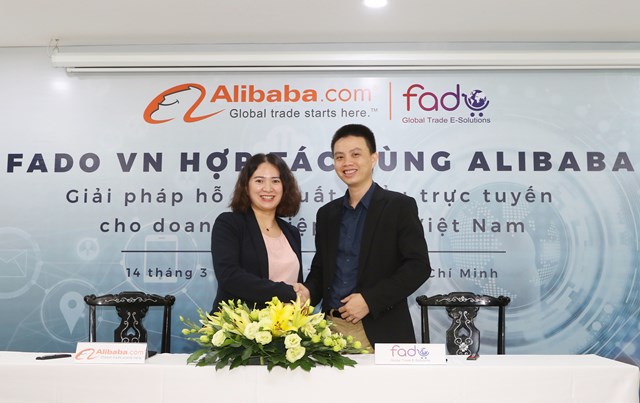 Công bố hợp tác giữa Fado.vn và Alibaba.com