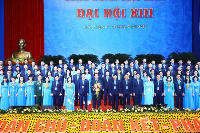 Đại hội XIII công đoàn Việt Nam, nhiệm kỳ 2023 - 2028 thành công rực rỡ