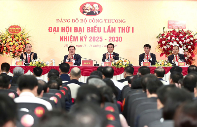Đại hội đại biểu Đảng bộ Bộ Công Thương lần thứ I, nhiệm kỳ 2025 - 2030