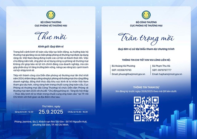 Diễn đàn Chủ động phòng vệ-Tăng tốc hội nhập-Thúc đẩy kinh tế tư nhân trong chuỗi cung ứng toàn cầu