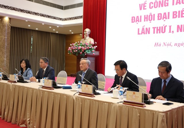 Họp báo về công tác chuẩn bị, tổ chức ĐH Đại biểu Đảng bộ Chính phủ lần thứ 1, nhiệm kỳ 2025-2030