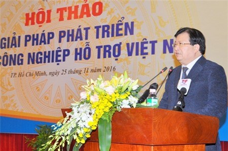 Phó thủ tướng: Doanh nghiệp Việt không thể mãi là xưởng gia công