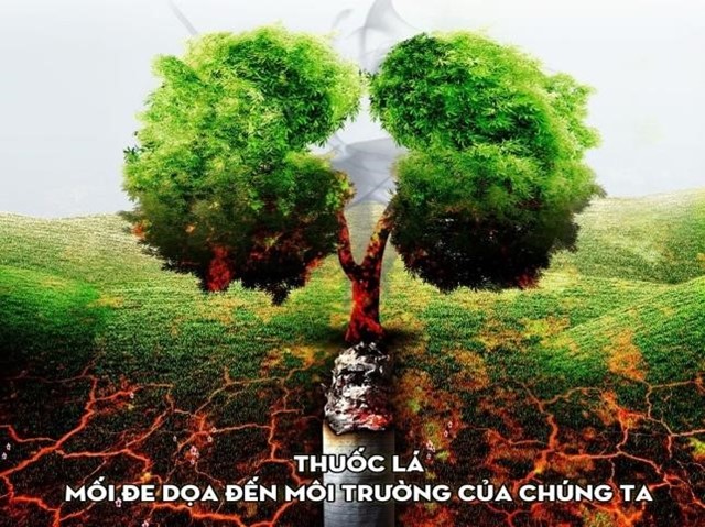 Hãy từ bỏ thuốc lá để bảo vệ hành tinh của chúng ta