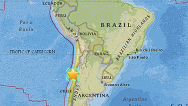 Động đất 8,3 độ richter rung chuyển thủ đô Chile, cảnh báo sóng thần