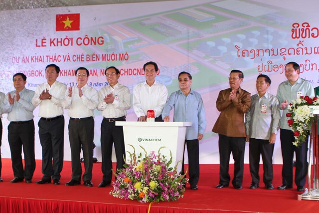 BIDV, VietinBank sẽ thu xếp 305 triệu USD cho dự án muối mỏ kali tại Lào