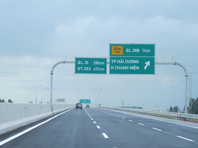 Thông xe thêm 52,5 km cao tốc Hà Nội-Hải Phòng: Phí cao nhất 600.000 đồng/xe/lượt