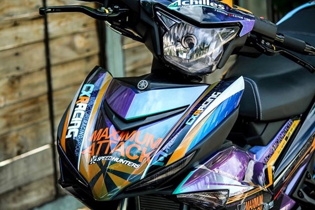Exciter 150 màu độc của biker Tiền Giang