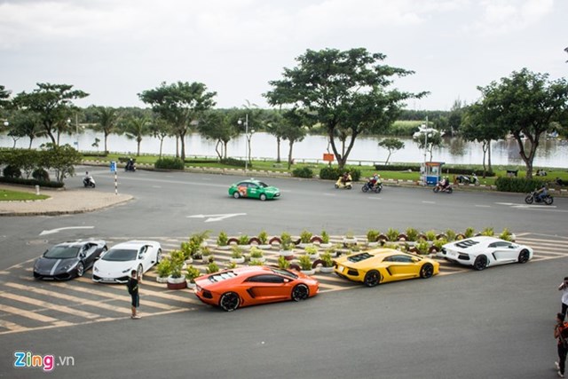 Dàn Lamborghini offline tại Sài Gòn