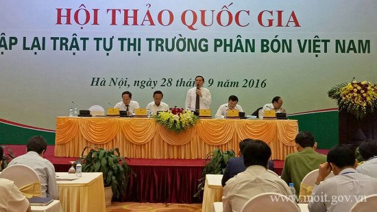 Hội thảo quốc gia "Lập lại trật tự thị trường phân bón Việt Nam"