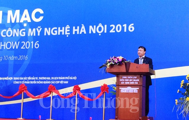 Khai mạc Hội chợ quà tặng hàng thủ công mỹ nghệ Hà Nội 2016