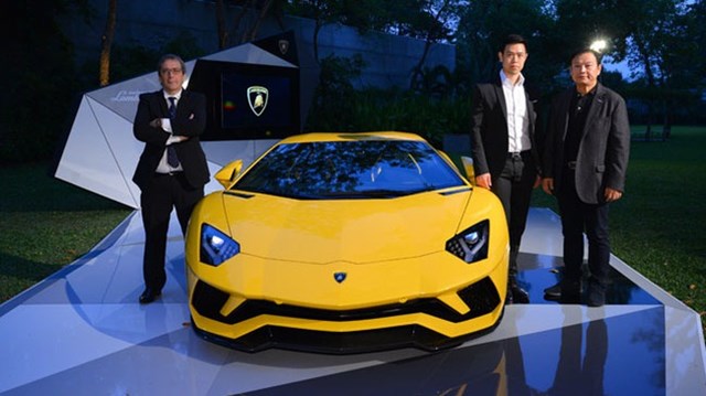 Siêu xe Lamborghini Aventador S ra mắt tại Thái Lan với giá lên đến 22,8 tỷ Đồng
