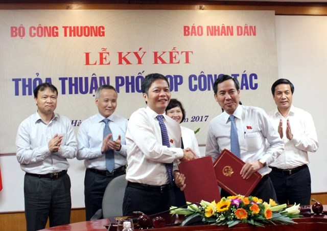 Bộ Công Thương và Báo Nhân Dân ký kết Thỏa thuận phối hợp truyền thông