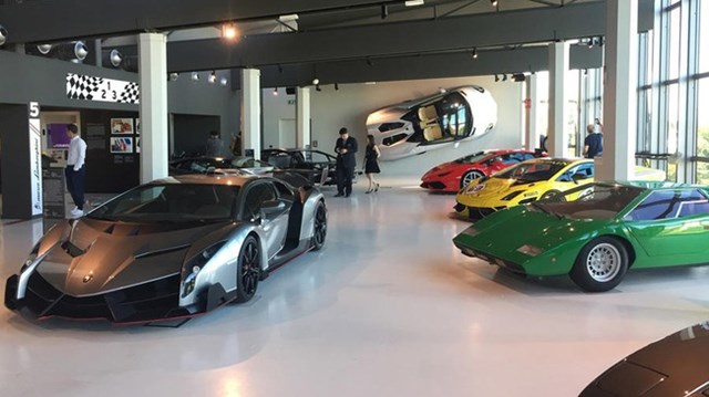 Chiêm ngưỡng dàn siêu xe - những “nhân chứng lịch sử” - trong bảo tàng Lamborghini
