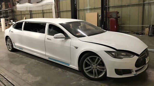 Tesla Model S độ limousine độc nhất thế giới, giá ngang BMW 6-Series