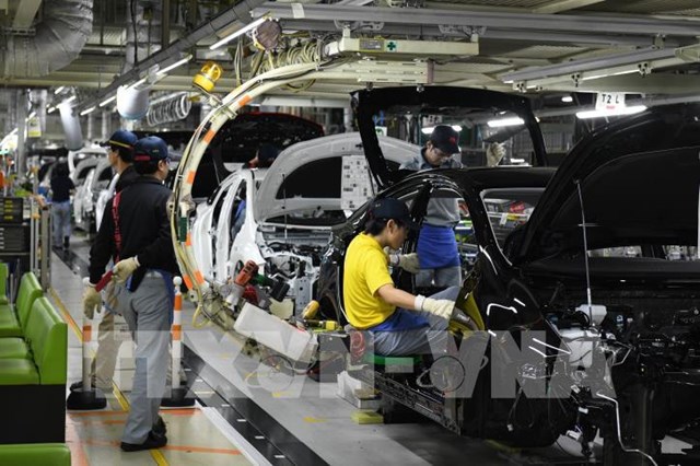 Sản lượng công nghiệp của Nhật Bản sụt giảm trong tháng 9/2021
