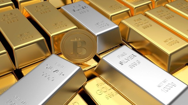 Bitcoin, tiền số lép vế trước tài sản lưu trữ kim loại quý như vàng, bạc trong năm 2022