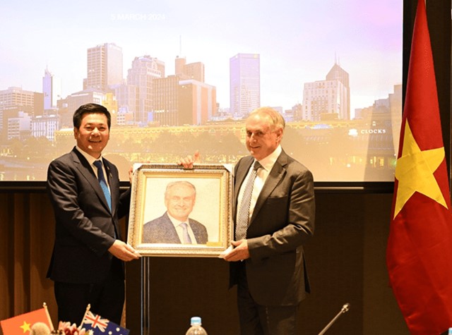 Bộ trưởng Nguyễn Hồng Diên chủ trì Kỳ họp lần thứ nhất Đối thoại Bộ trưởng thương mại Việt Nam – Úc 