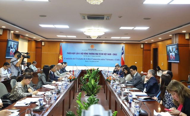 Phiên họp lần V Hội đồng Thương mại tự do Việt Nam - Chile