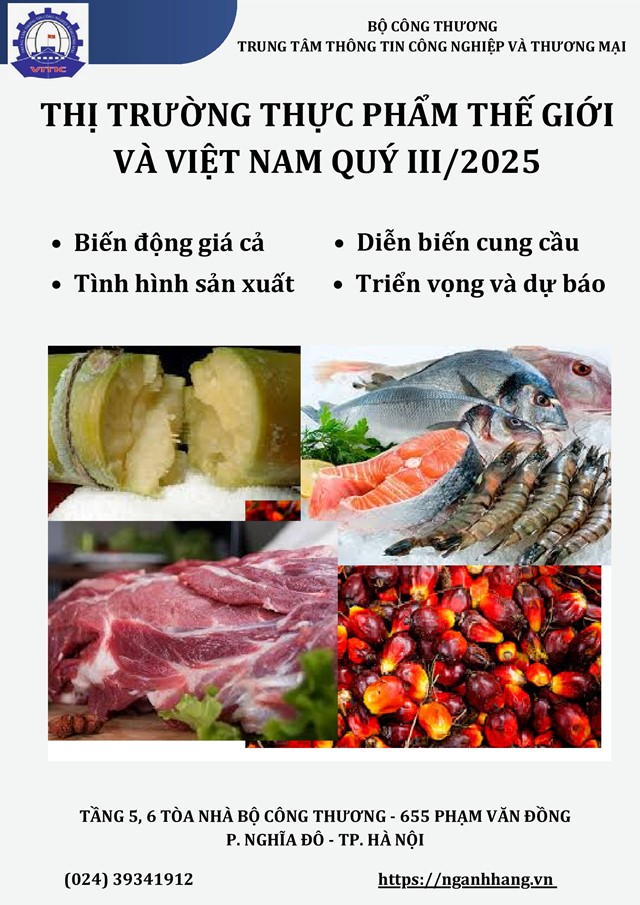 THỊ TRƯỜNG THỰC PHẨM THẾ GIỚI VÀ VIỆT NAM QUÝ III NĂM 2025: PHÂN TÍCH VÀ DỰ BÁO