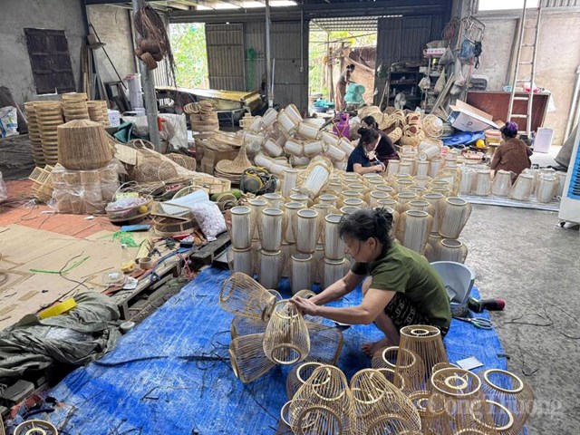 Sản phẩm mây tre đan Thế Hiển đổi mới mẫu mã, mở đường xuất khẩu