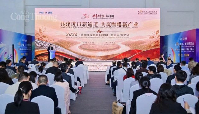 Việt Nam và Trung Quốc thúc đẩy chuỗi giá trị cà phê xuyên biên giới