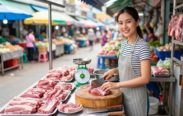 Giá heo hơi 10.7.2026: Nhiều nơi miền Nam ở mức 61.000 đồng/kg