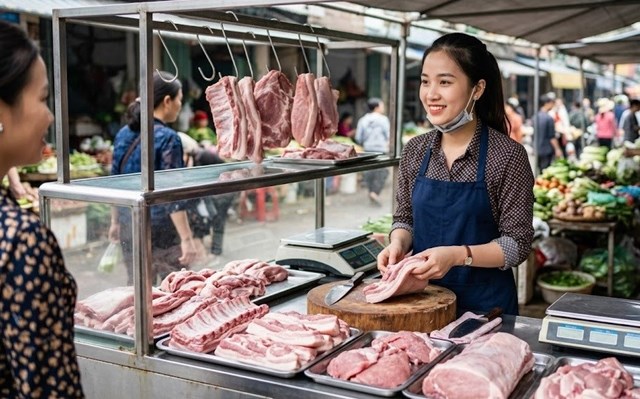 Giá heo hơi hôm nay 29.7.2026: Miền Bắc giữ đỉnh 65.000 đồng/kg