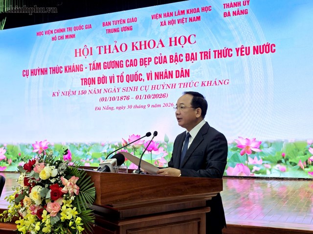 Cụ Huỳnh Thúc Kháng - Tấm gương cao đẹp của bậc đại trí thức yêu nước, trọn đời vì Tổ quốc, vì nhân dân