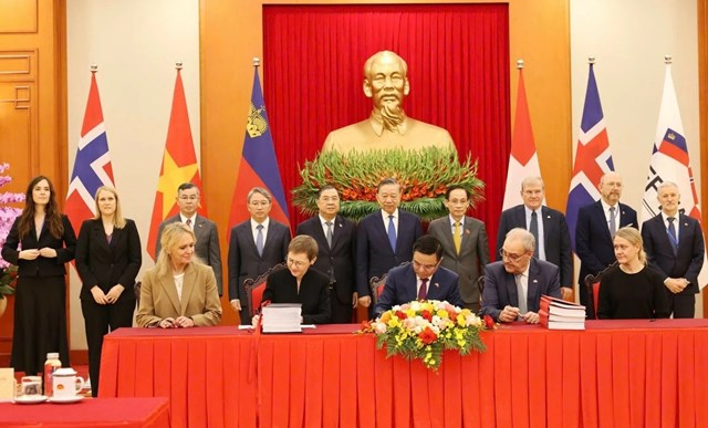 Việt Nam - EFTA chính thức ký Hiệp định Thương mại tự do