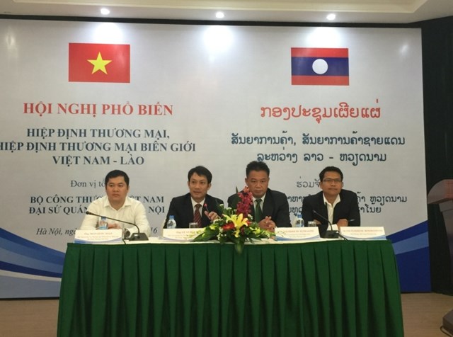 Hội nghị phổ biến Hiệp định Thương mại Việt - Lào