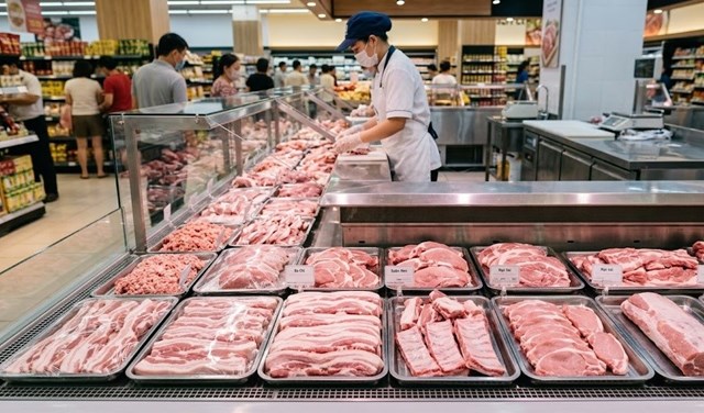 Giá thịt heo hôm nay 20/5: Nạc vai tại Hà Hiền duy trì giá 126.667 đồng/kg