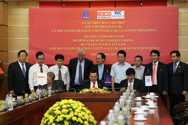 Petrovietnam ký kết thăm dò dầu khí lô 125-126 với Tổ hợp Soco - Sovico Holdings