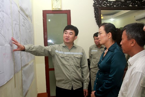 Phó Tổng Thanh tra Chính phủ trực tiếp động viên công nhân mỏ Mông Dương