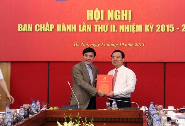Ông Nguyễn Quốc Khánh được bổ nhiệm quyền Bí thư Đảng ủy PVN