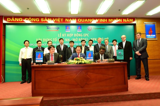 Đầu tư 5.000 tỷ đồng xây Tổ hợp NH3 Nhà máy NPK Phú Mỹ