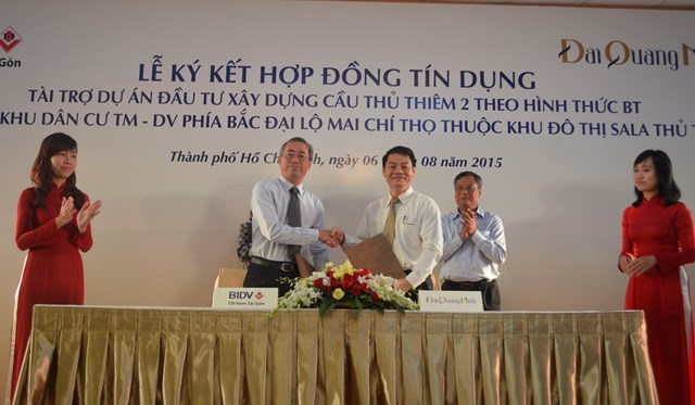 BIDV cho Đại Quang Minh vay 4.200 tỷ đồng làm hai dự án tại Thủ Thiêm