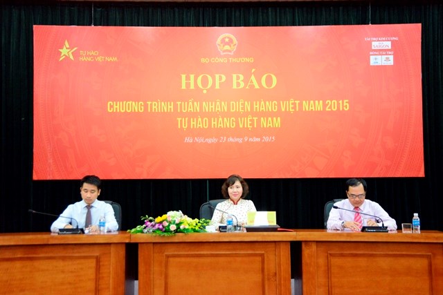 Bộ Công Thương họp báo thông tin về Tuần nhận diện hàng Việt Nam 2015