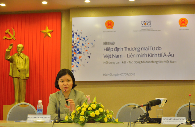 Hội thảo hiệp định thương mại tự do Việt Nam - liên minh kinh tế Á - Âu