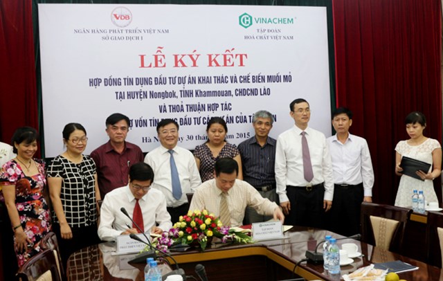 Vinachem đầu tư dự án muối mỏ 522 triệu USD tại Lào