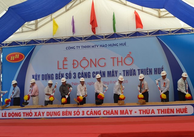 Thừa Thiên Huế khởi công bến số 3 cảng Chân Mây 846 tỷ đồng