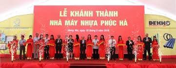 Phúc Hà khánh thành Nhà máy ống Nhựa thứ hai trị giá 15 triệu USD tại Hưng Yên