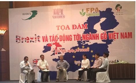 Ngành gỗ Việt Nam chưa chịu tác động từ Brexit trong 2 năm tới