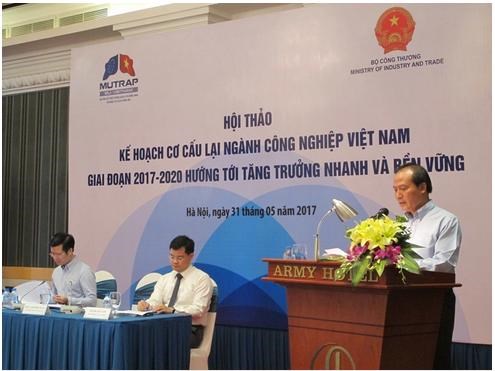 Tập trung các giải pháp cơ cấu lại ngành công nghiệp Việt Nam 