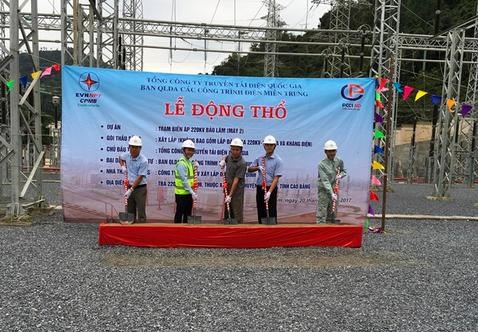 CPMB: Tổ chức động thổ TBA 220kV Bảo Lâm